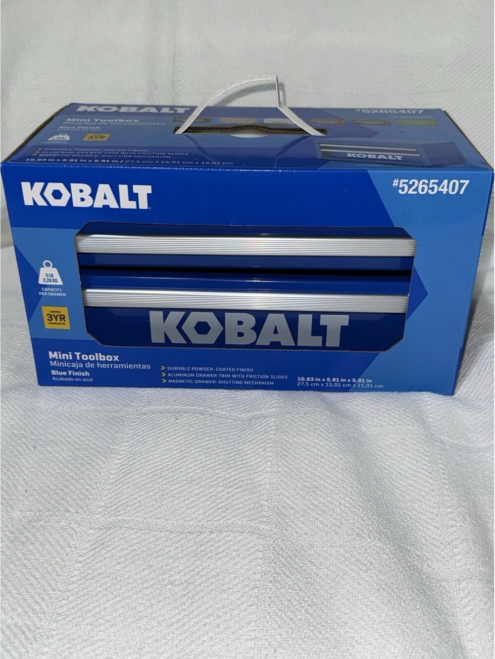 🎅🏻 Lowes Kobalt Mini Tool Box Blue # 5265407
